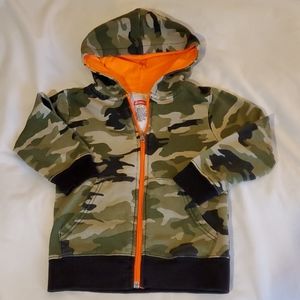 Swiggles camo zip up hoodie size 4T